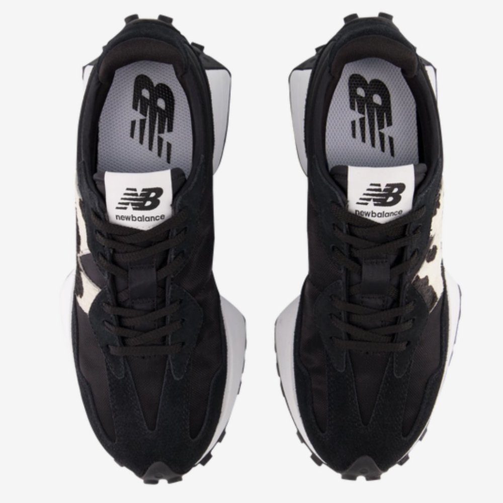 NEW New Balance 327 Animal Print Logo Women's Sneakers Shoes Black various sizes - Picture 7 of 8